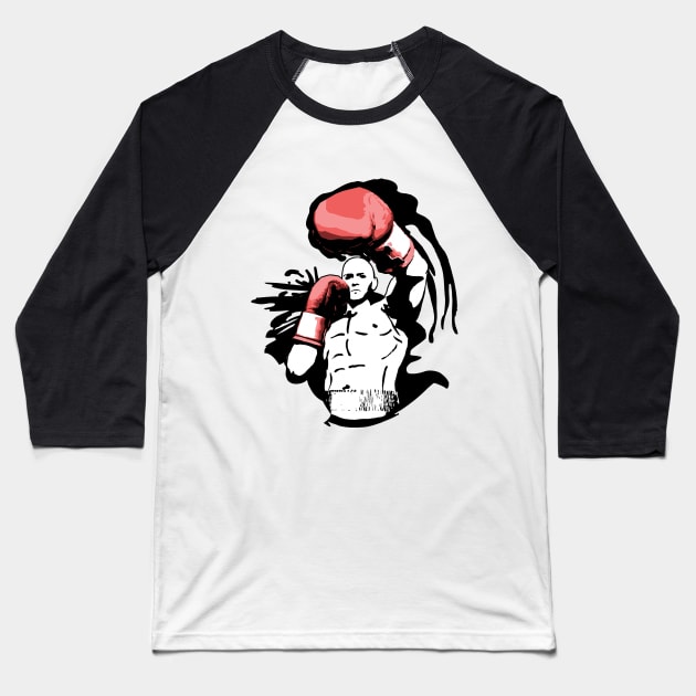 The Hook - Boxing Baseball T-Shirt by media319